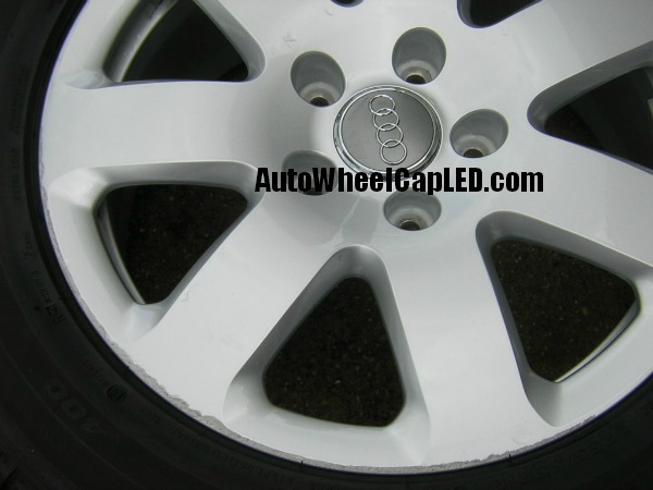 Set of 4 77mm 4L0601170 FITS Audi Alloy Wheel Center Hub Caps 2007-2015 Q7