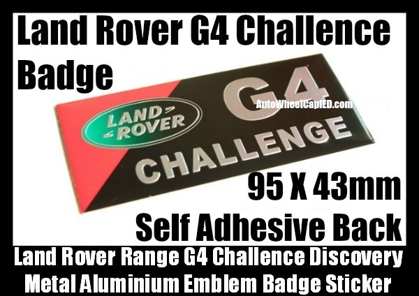 Land Rover Discovery G4 Challenge Aluminum Alloy Emblem Badges Sticker Range Rover Sport Supercharged LR2 LR3 LR4