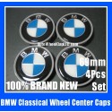 BMW Classical Blue White 69mm Wheel Center Emblems Hub Caps 4Pcs in Set