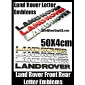 Land Rover Black Red Silver Gold Matte Gloss Emblems Letters Badges Stickers Front Hood Rear Trunk Sport Supercharged LR2 LR3 LR4 Discovery Range