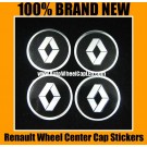 Renault Wheel Center Cap Tin Sticker Aluminium DIE CUT 55mm