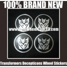 Transformers Wheel Center Cap Tin Sticker Aluminium DIE CUT 55mm
