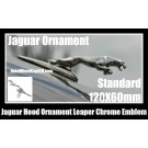 Jaguar Hood Ornament Leaper Full Metal Chrome Emblem Logo Badge XJ6 XJ8 XJR XF XK R XJL X S-Type