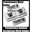 Transformers Autobots Decepticons Metal Badge Emblem Aluminum Alloy Car iPad iPhone Mobile Laser Computer Carve Self Adhesive Back Sticker