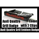 Audi Quattro Front Grill Badge Emblem Red Devil Black A3 A4 A5 A6 A7 A8 Q3 Q5 Q7 TT S3 S4 S5 S6 SLine