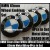 BMW Blue White 65mm Curve Wheel Center Caps Emblems Stickers Metal Aluminum Alloy 4Pcs in Set