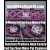 Junction Produce Luxury Auto Car Romantic Purple Seat Mats & Pad Cushions Full Set (3 Pieces a Set)
