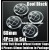 BMW Full Devil Black Wheel Center Hubs Caps 68mm Roundel Emblems Badges 4Pcs Aluminium Alloy