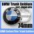 BMW Blue White Carbon Fiber Trunk Emblem 74mm Roundel Badge 2Pins