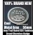 Jeep Trial Rated 4X4 Metallic Gray Black Metal Emblem Badge Wrangler Grand Cherokee