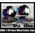 BMW ///M Power Wheel Center Caps 68mm Emblems Roundels Badges Blue Red Stripes 4Pcs M3 M5 M6 Curve
