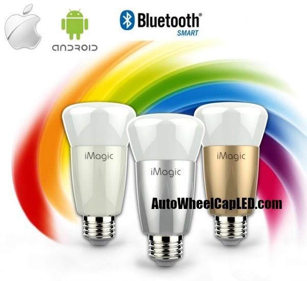 iMagic iPhone Android Smart LED Color Light Bulb Bluetooth Control Wireless Philip TI FCC CE UL