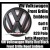 VW Volkswagen Matte Red Black Front Grille Emblem Badge Golf 6 MK6 GTI GTIs R20 New Polo Jetta Magotan Bonnet Hood