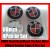 BMW Devil Red Black Carbon Fiber Wheel Center Hub Caps 68mm 4Pcs Roundels Emblems Badges