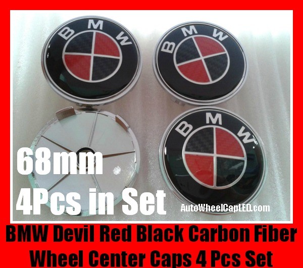 Black Nobrand Set of 4 Pieces 68mm Center Wheel Hub Caps for BMW Applicable to BMW All Models Wheel Center Caps Emblem 